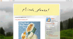 Desktop Screenshot of micahplease.com