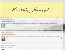 Tablet Screenshot of micahplease.com